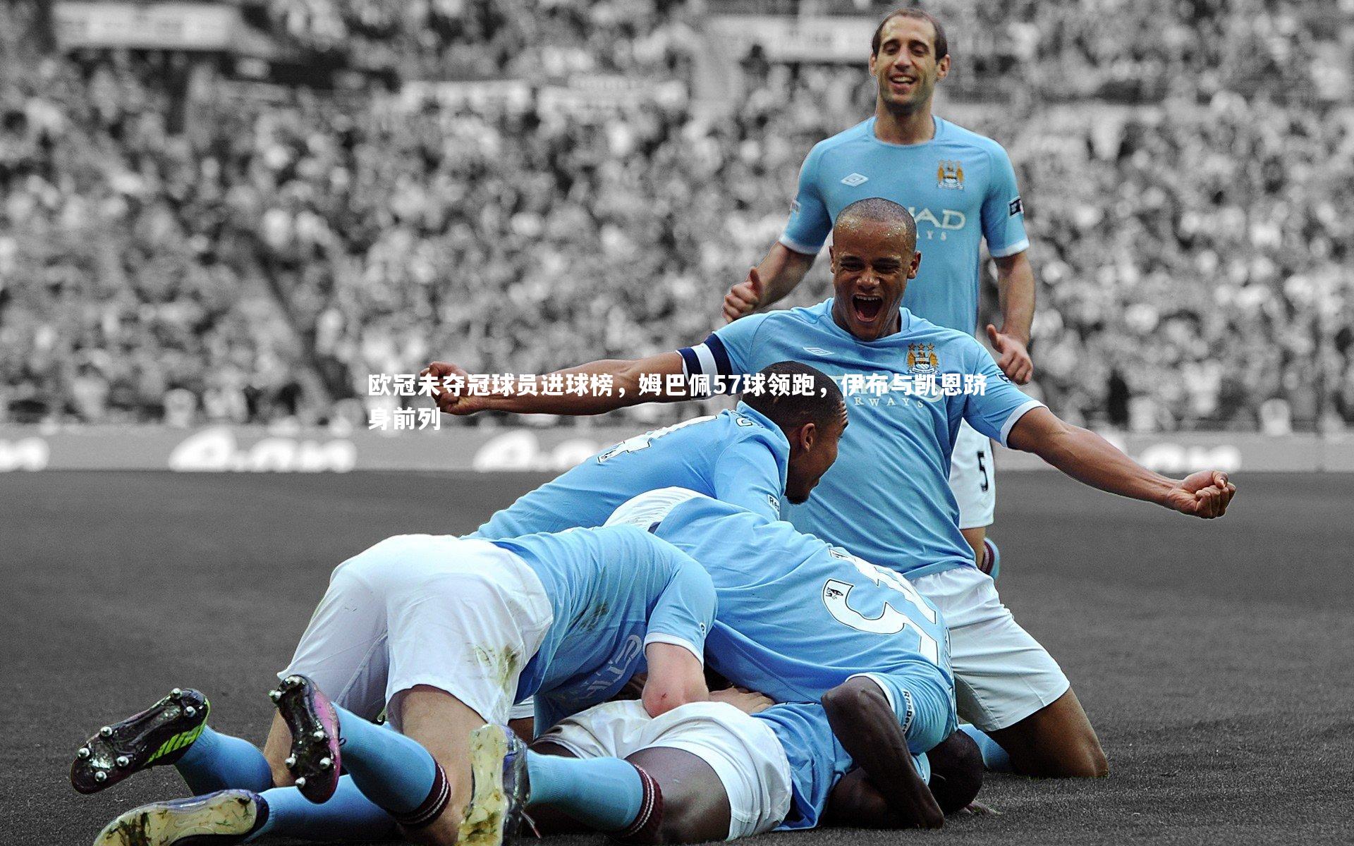 欧冠未夺冠球员进球榜，姆巴佩57球领跑，伊布与凯恩跻身前列